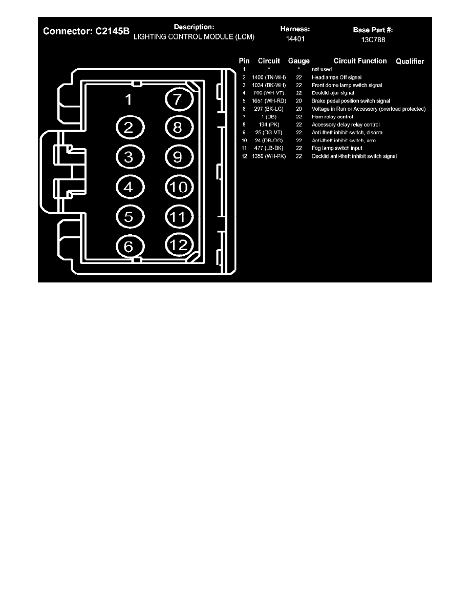 Lincoln Service and Repair Manuals > Town Car V84.6L (2008