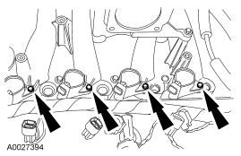 Step 28: Remove the 8 bolts and the 8 ignition coils.