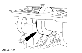 Step 38: Position the lobe of the camshaft up.