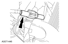 Step 18: Disconnect the cylinder head temperature (CHT) sensor electrical connector.