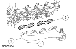 Step 1: Remove the LH exhaust manifold.