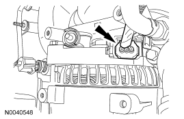 Step 17: Disconnect the generator electrical connector.