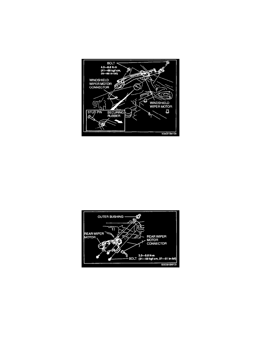 Mazda 3 Service Manual: Windshield Washer Hose RemovalInstallation Mazda 3 Service Manual: Windshield Washer Hose RemovalInstallation