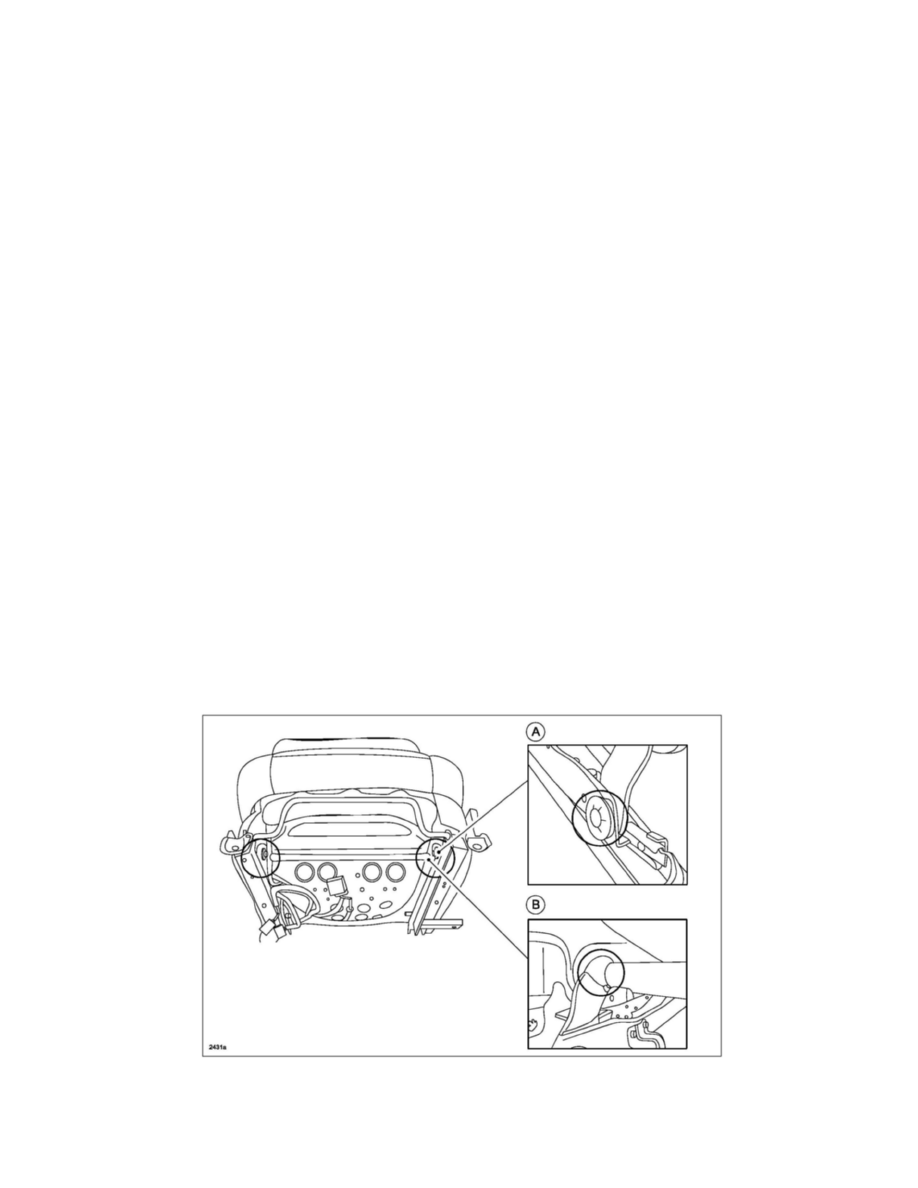 Mazda 3 Service Manual: Front Seat Slide Adjuster RemovalInstallation Mazda 3 Service Manual: Front Seat Slide Adjuster RemovalInstallation