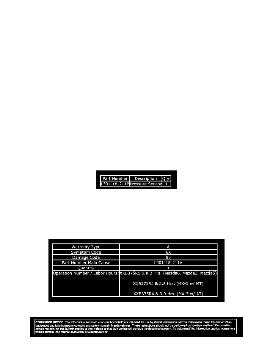 Powertrain Management > Computers and Control Systems > Absolute Pressure Sensor > Component Information > Technical Service Bulletins > All Technical ...