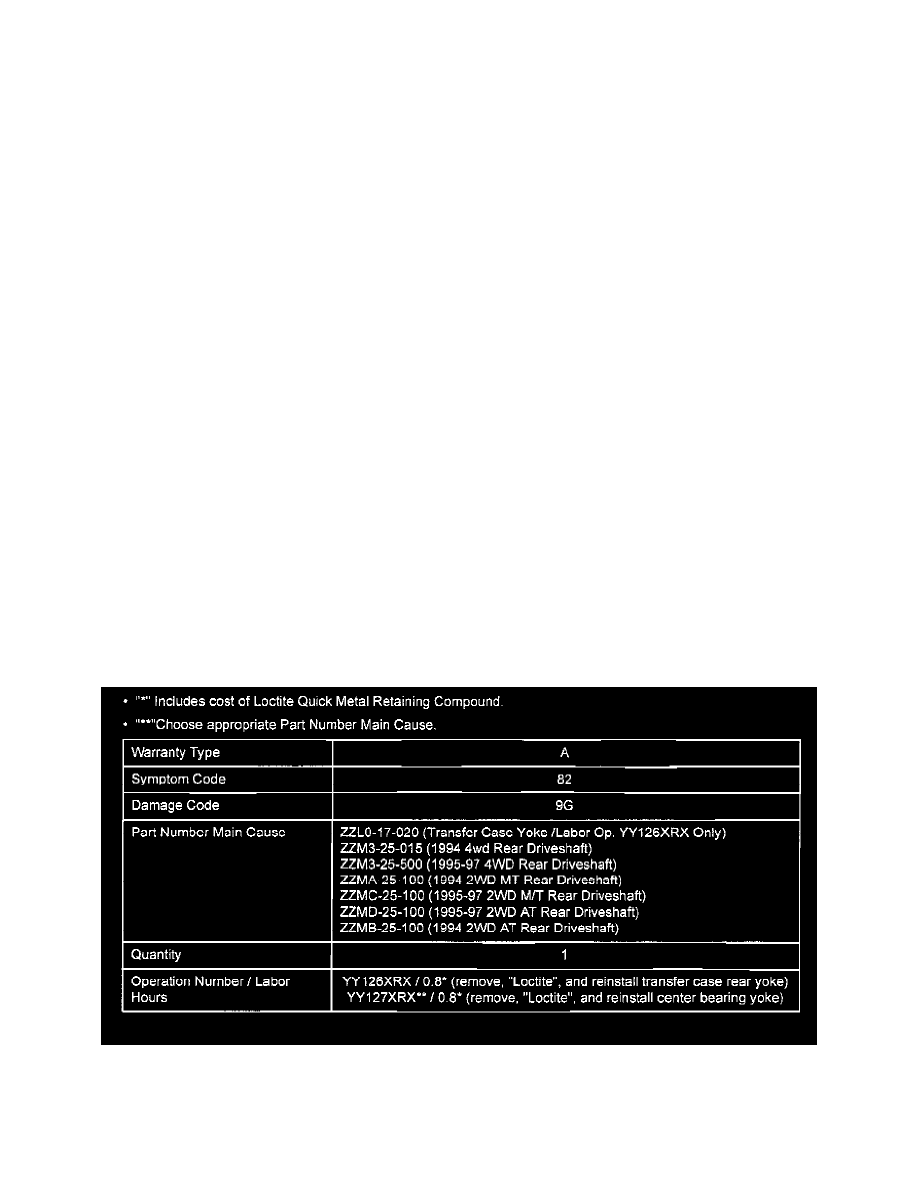 Mazda Service and Repair Manuals > B2300 Regular Cab 2WD L42.3L VIN A (1997