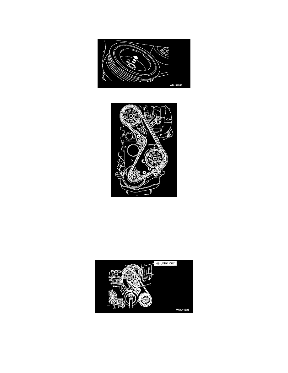 Engine, Cooling and Exhaust > Engine > Timing Components > Timing Belt > Component Information > Specifications > Page 1216