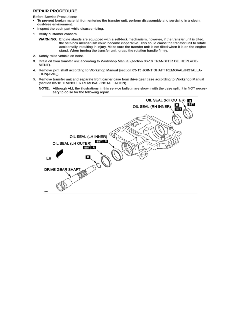 Mazda Service and Repair Manuals > CX7 L42.3L Turbo (2007) > Transmission and