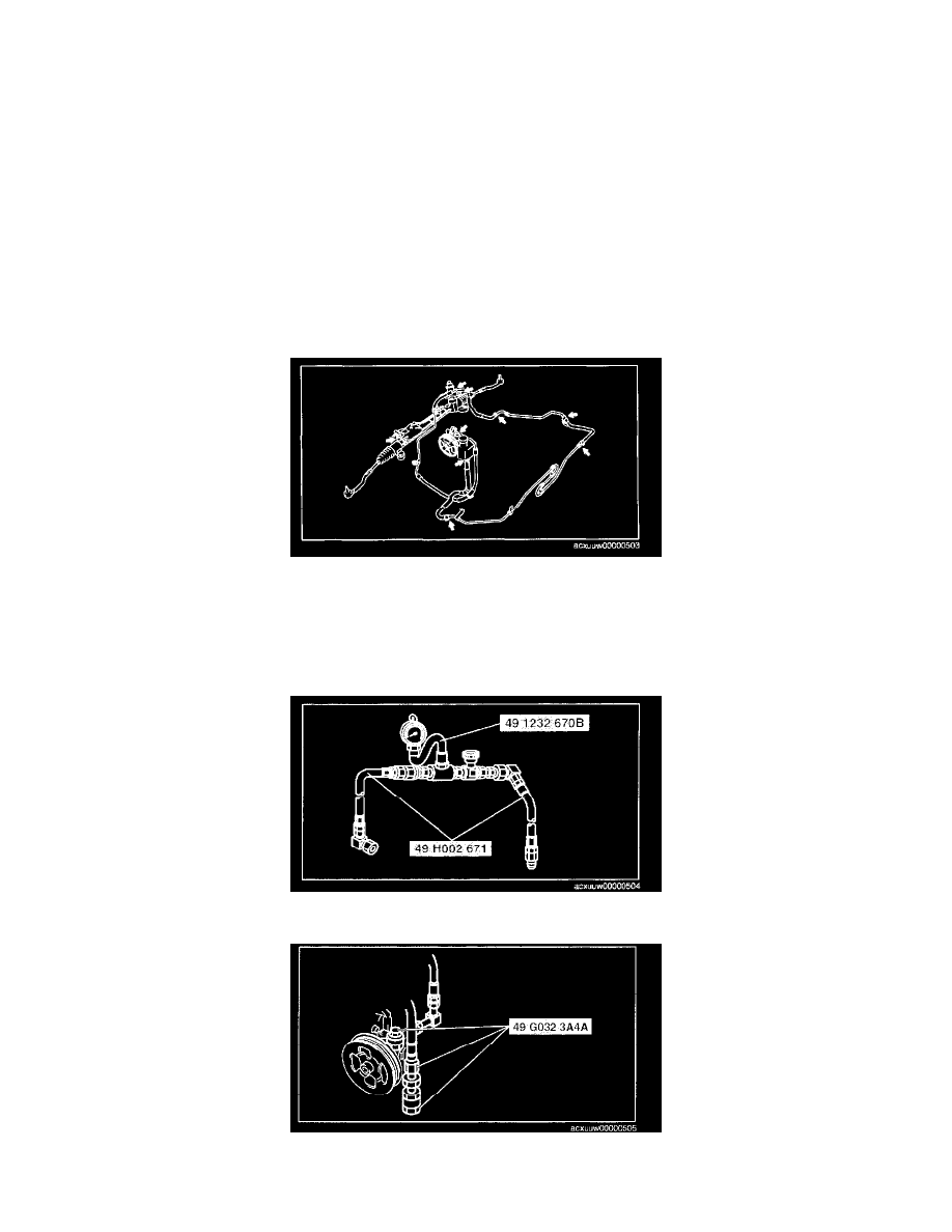 Mazda 3 Service Manual: Power Steering Fluid Inspection Mazda 3 Service Manual: Power Steering Fluid Inspection
