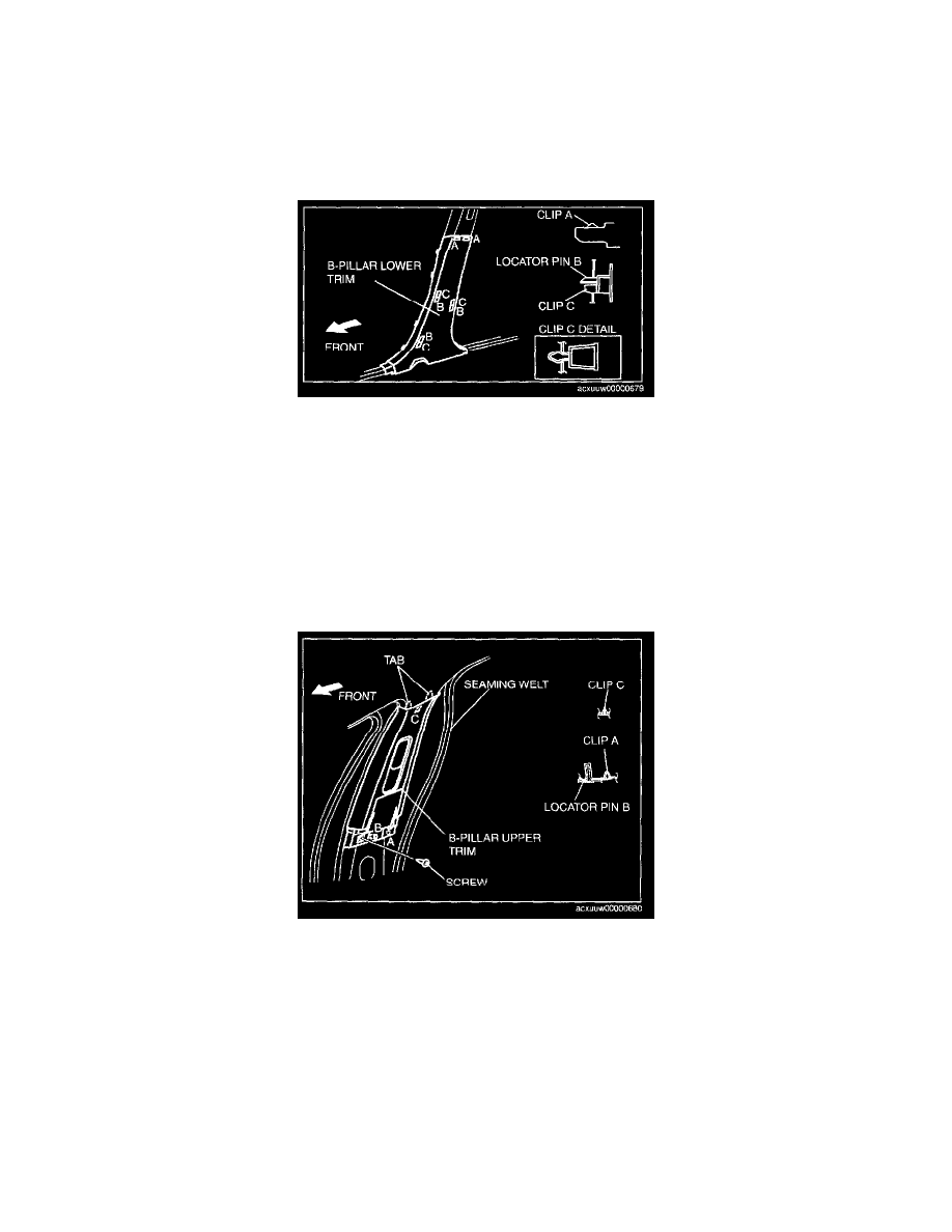 Mazda 3 Service Manual: Rear Seat Back Frame RemovalInstallation Mazda 3 Service Manual: Rear Seat Back Frame RemovalInstallation