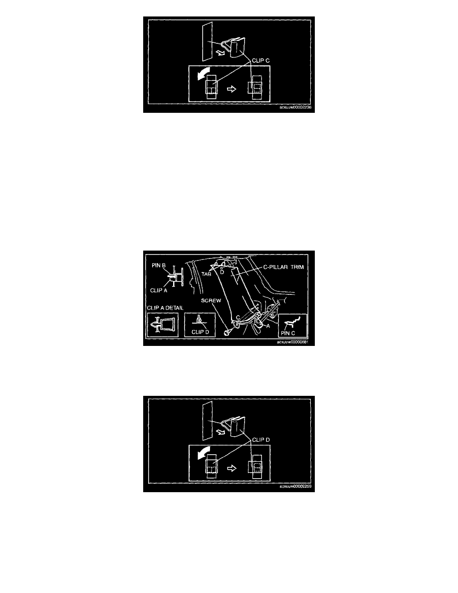 Mazda 3 Service Manual: Rear Seat Back Frame RemovalInstallation Mazda 3 Service Manual: Rear Seat Back Frame RemovalInstallation