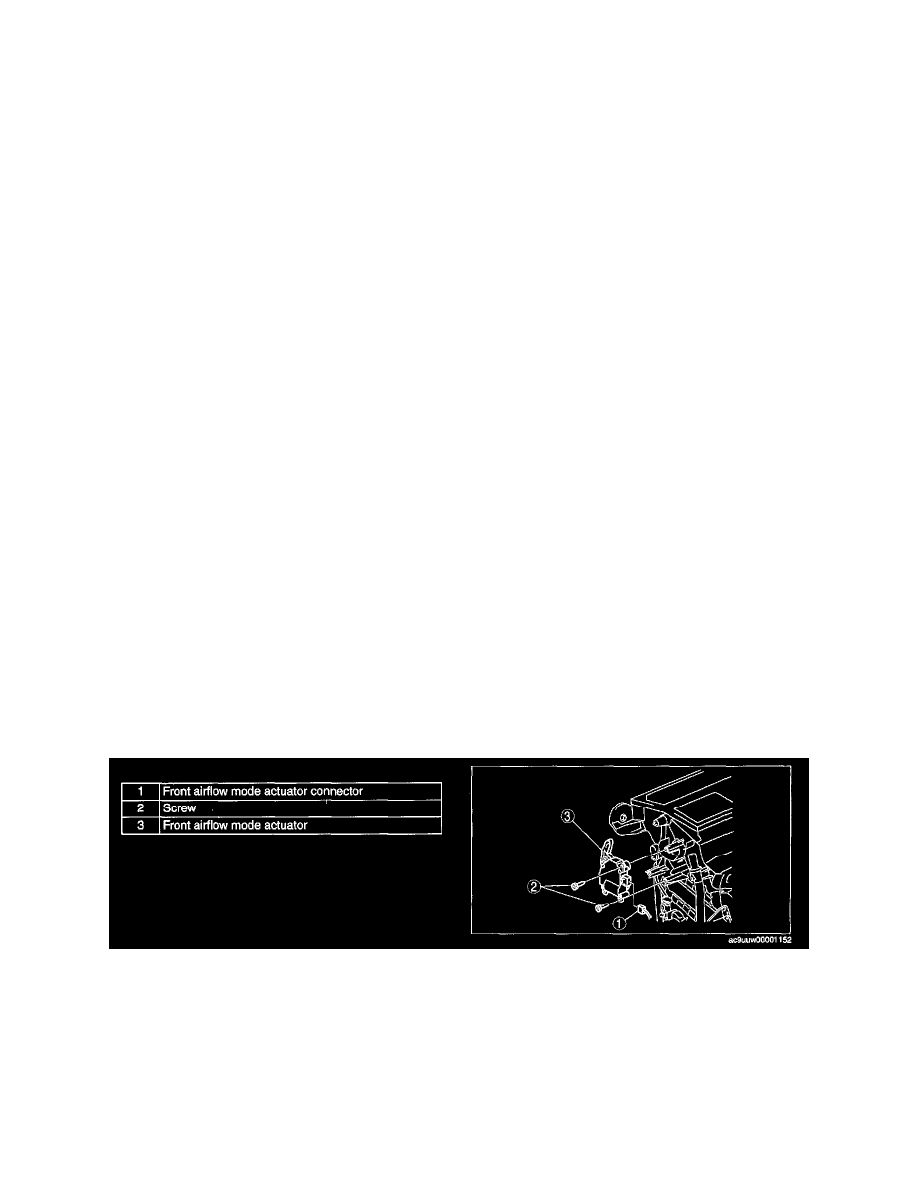 Mazda 3 Service Manual: Air Intake Actuator RemovalInstallation Manual Air Conditioner Mazda 3 Service Manual: Air Intake Actuator RemovalInstallation Manual Air Conditioner