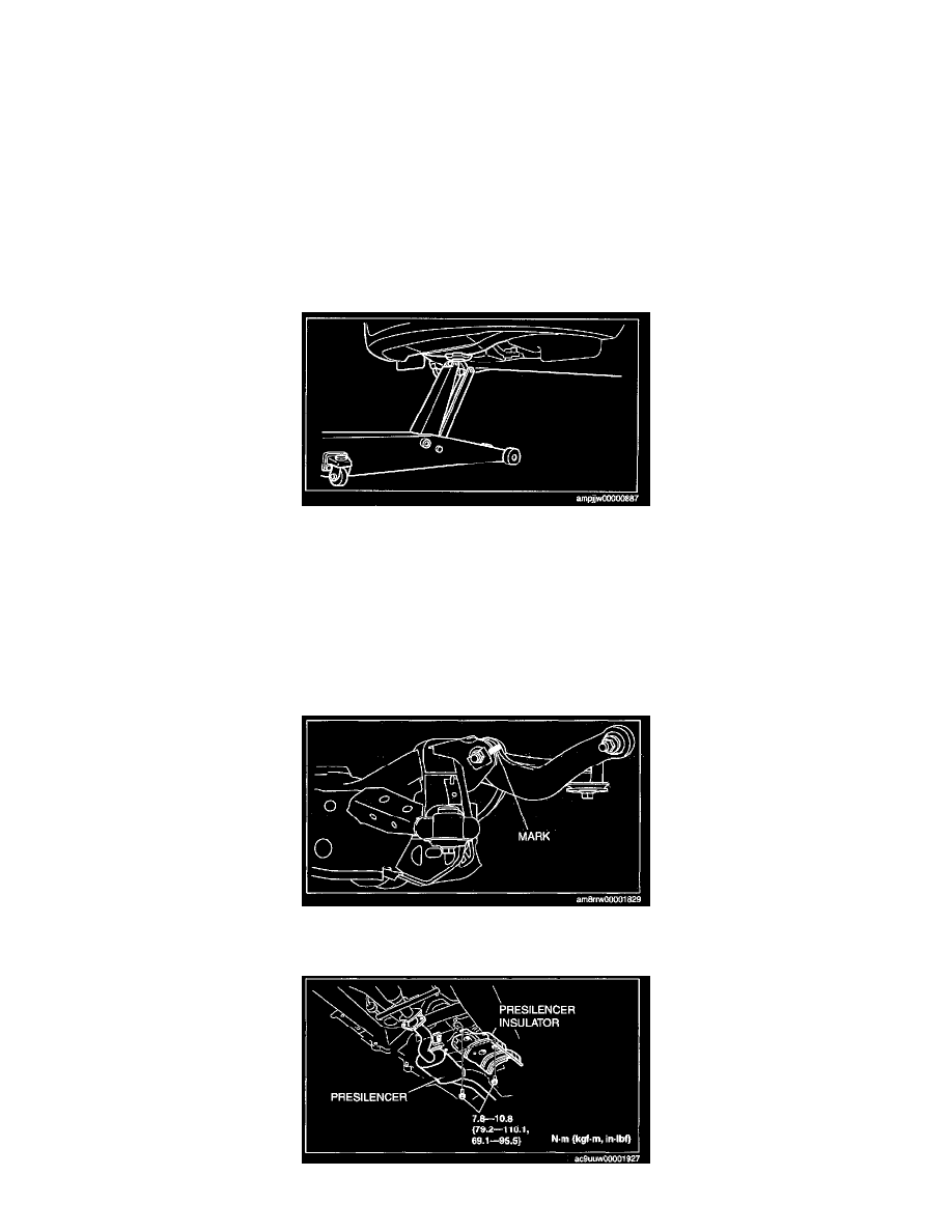 Mazda 3 Service Manual: Front Crossmember RemovalInstallation Mazda 3 Service Manual: Front Crossmember RemovalInstallation