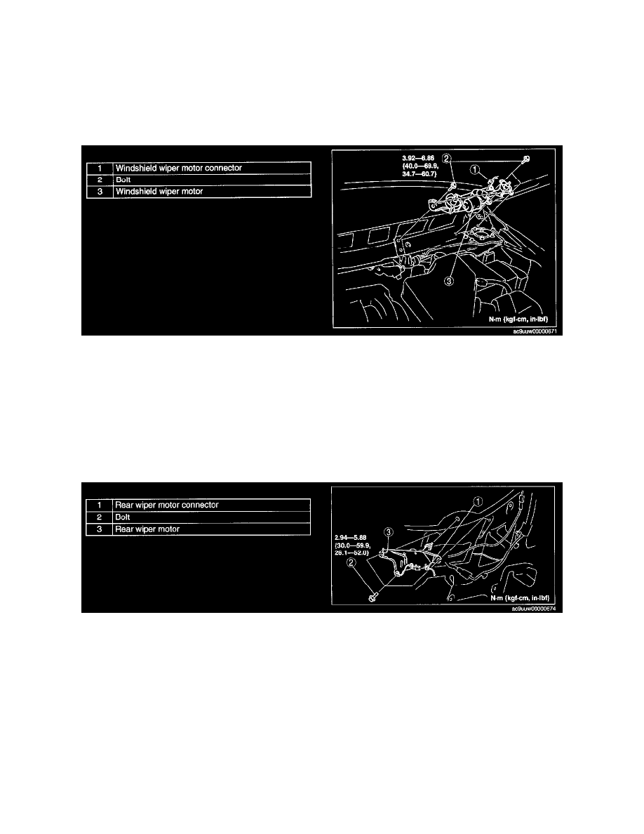 Mazda 3 Service Manual: Windshield Washer Hose RemovalInstallation Mazda 3 Service Manual: Windshield Washer Hose RemovalInstallation