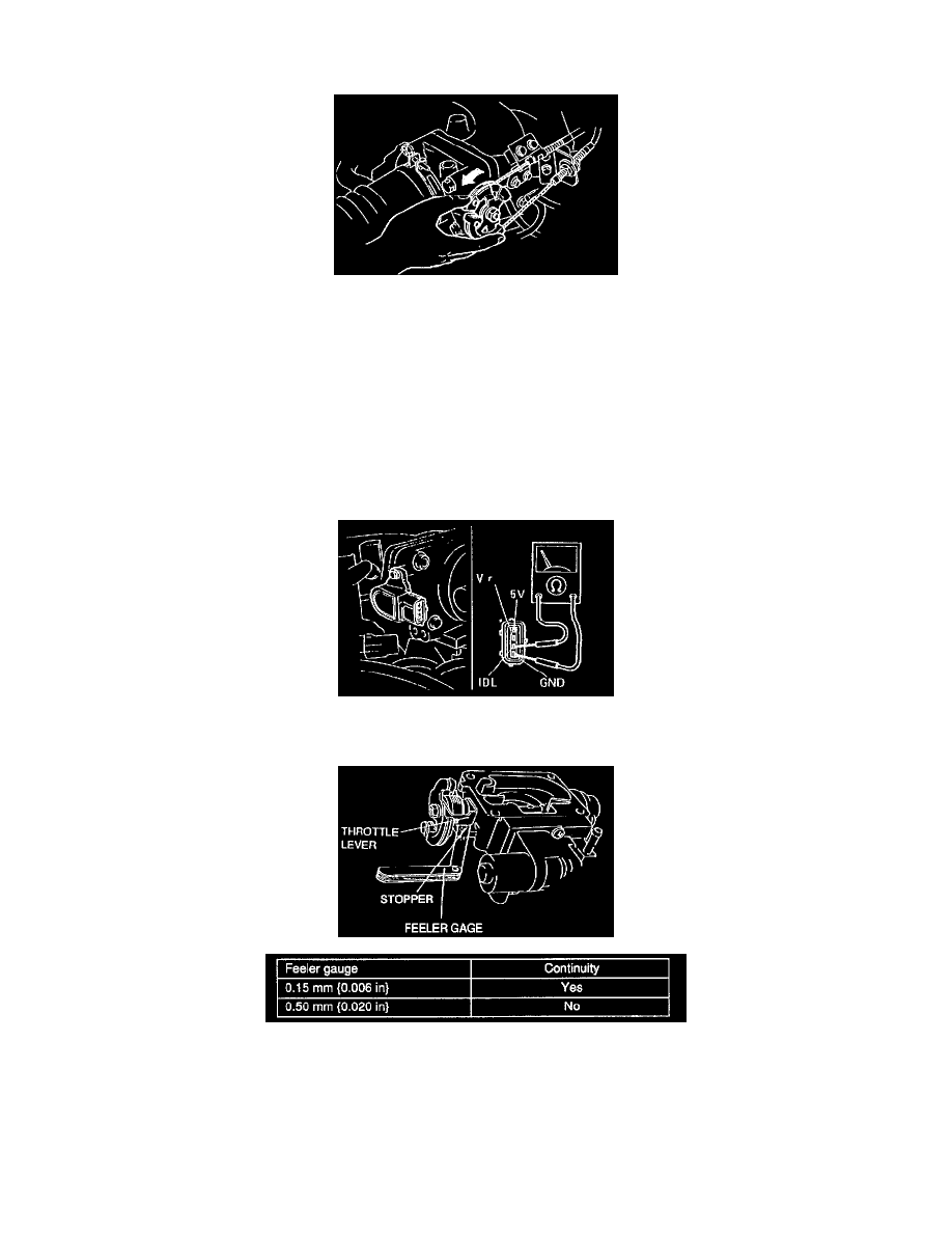 Transmission and Drivetrain > Automatic Transmission/Transaxle > Sensors  and Switches - A/T > Throttle Position Sensor/Switch, A/T > Component  Information > ...