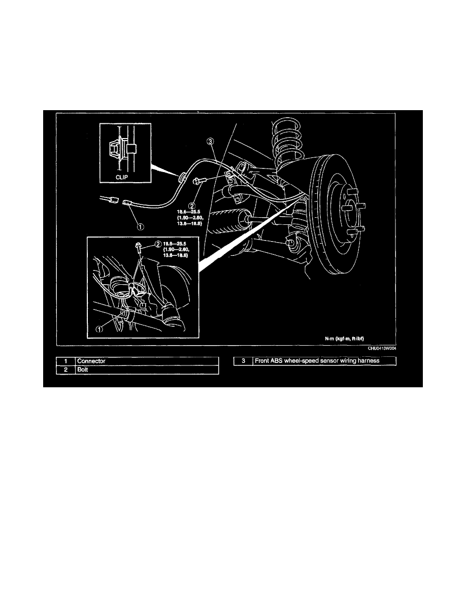 Mazda 3 Service Manual: Front Mudguard RemovalInstallation Mazda 3 Service Manual: Front Mudguard RemovalInstallation