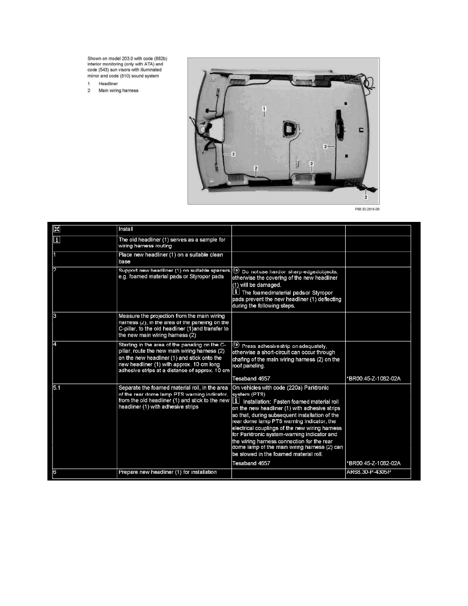 Mercedes Benz Workshop Manuals > C 280 (203.054) V6-3.0L (272.940