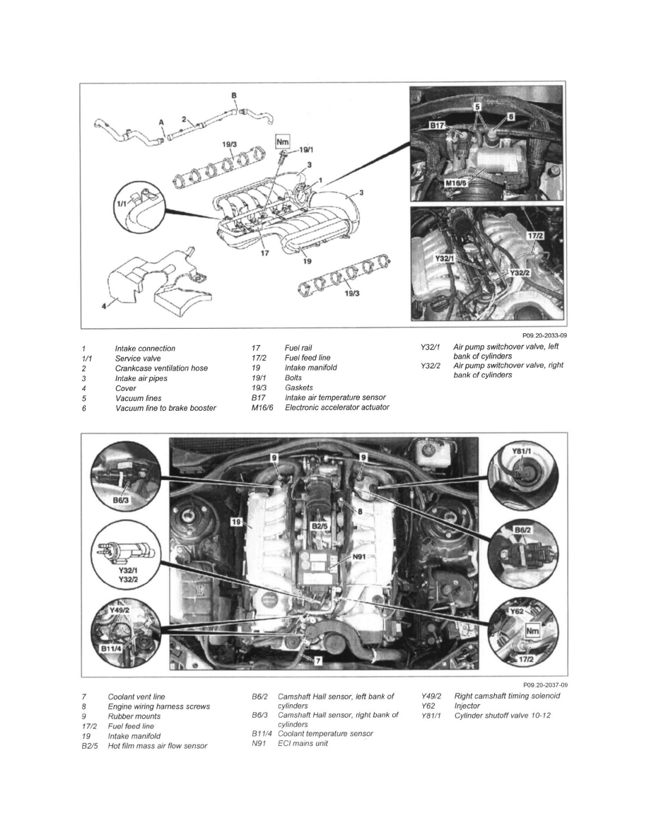 Mercedes Benz Workshop Service and Repair Manuals > CL 600 (215.378 ...