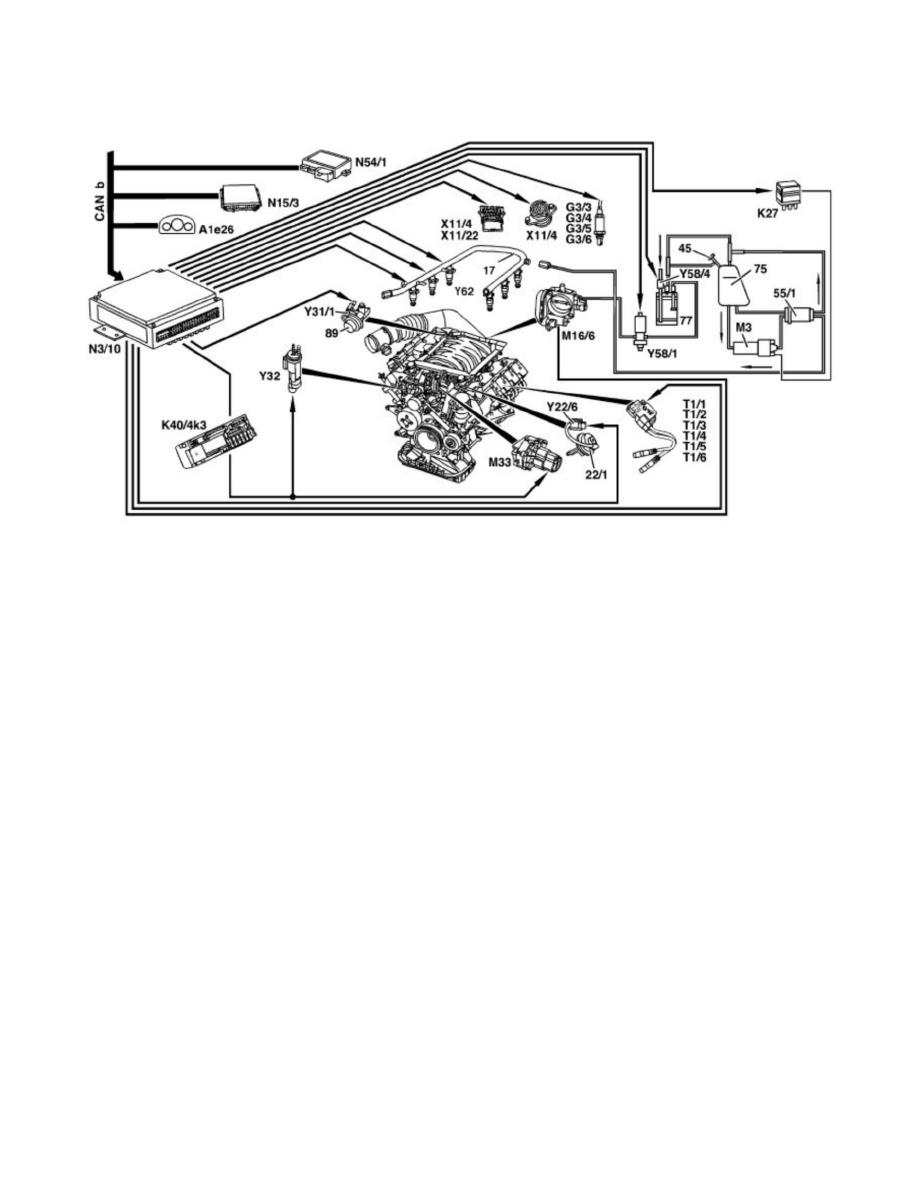 Mercedes Benz Workshop Manuals > Clk 500 (209.375) V8-5.0L (113.968) (2003) > Relays And Modules > Relays And Modules - Powertrain Management > Relays And Modules - Computers And Control Systems >