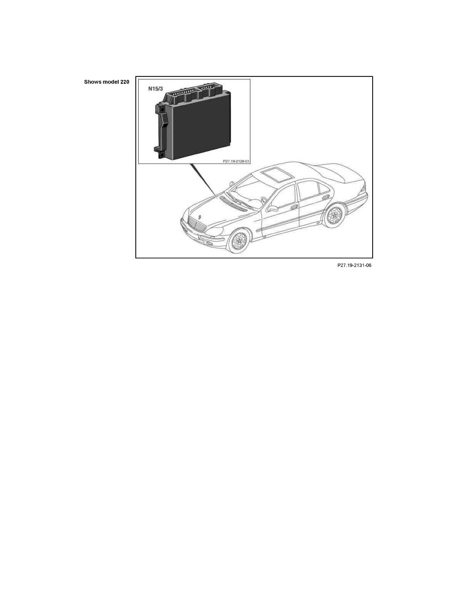 Mercedes Benz Workshop Manuals > E 320 Sedan (210.065) V6-3.2L (112.941) (1999) > Relays And Modules > Relays And Modules - Transmission And Drivetrain > Relays And Modules - A/T > Control