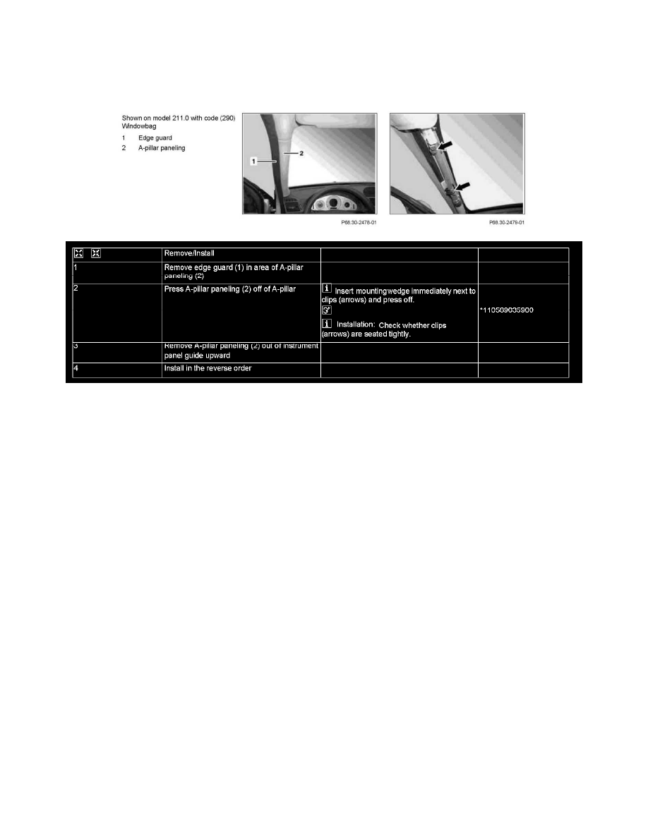 Mercedes Benz Workshop Service and Repair Manuals > E 320 Wagon (211. ...
