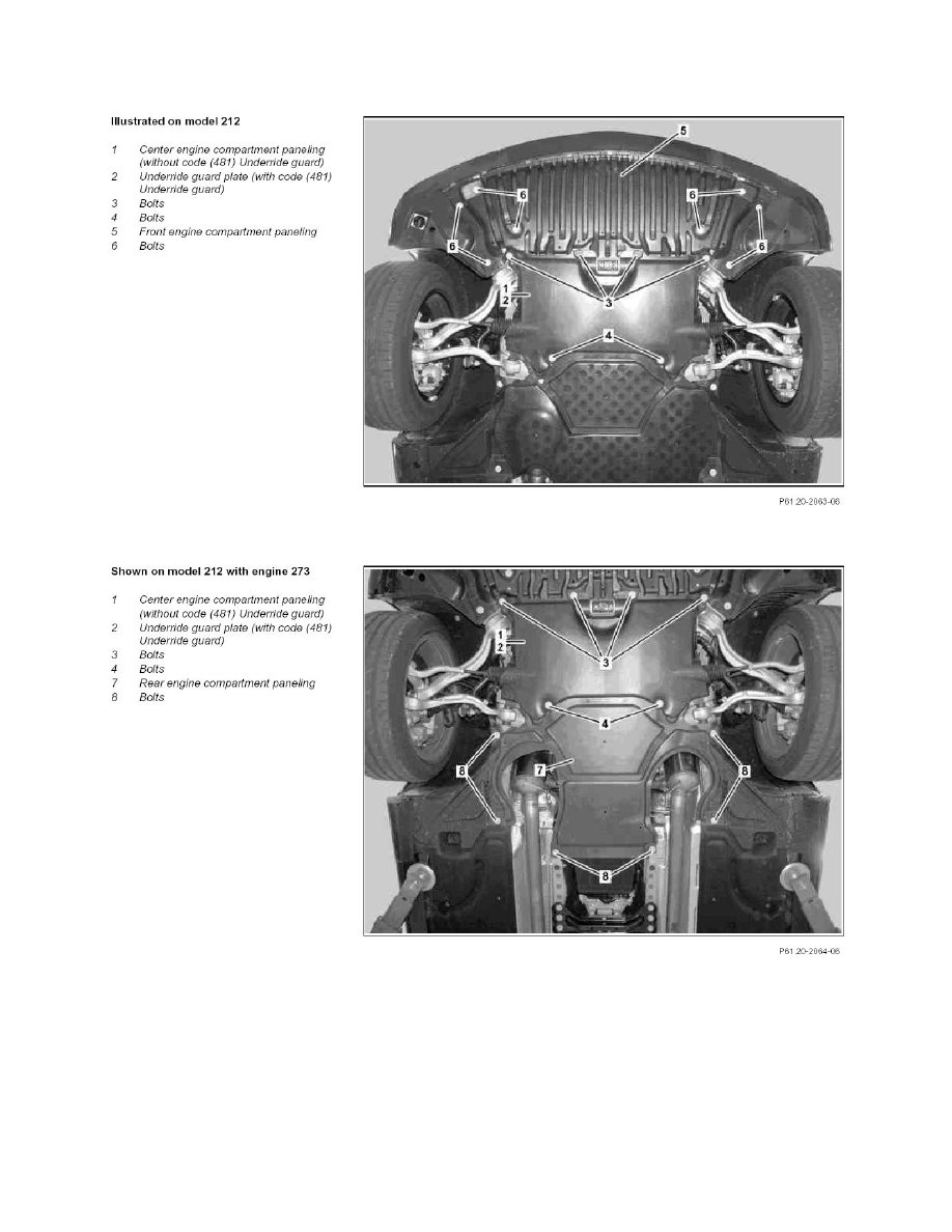 Mercedes Benz Workshop Manuals > E 350 4MATIC Sedan (212.087) V6-3.5L (272.977) (2010) > Body ...
