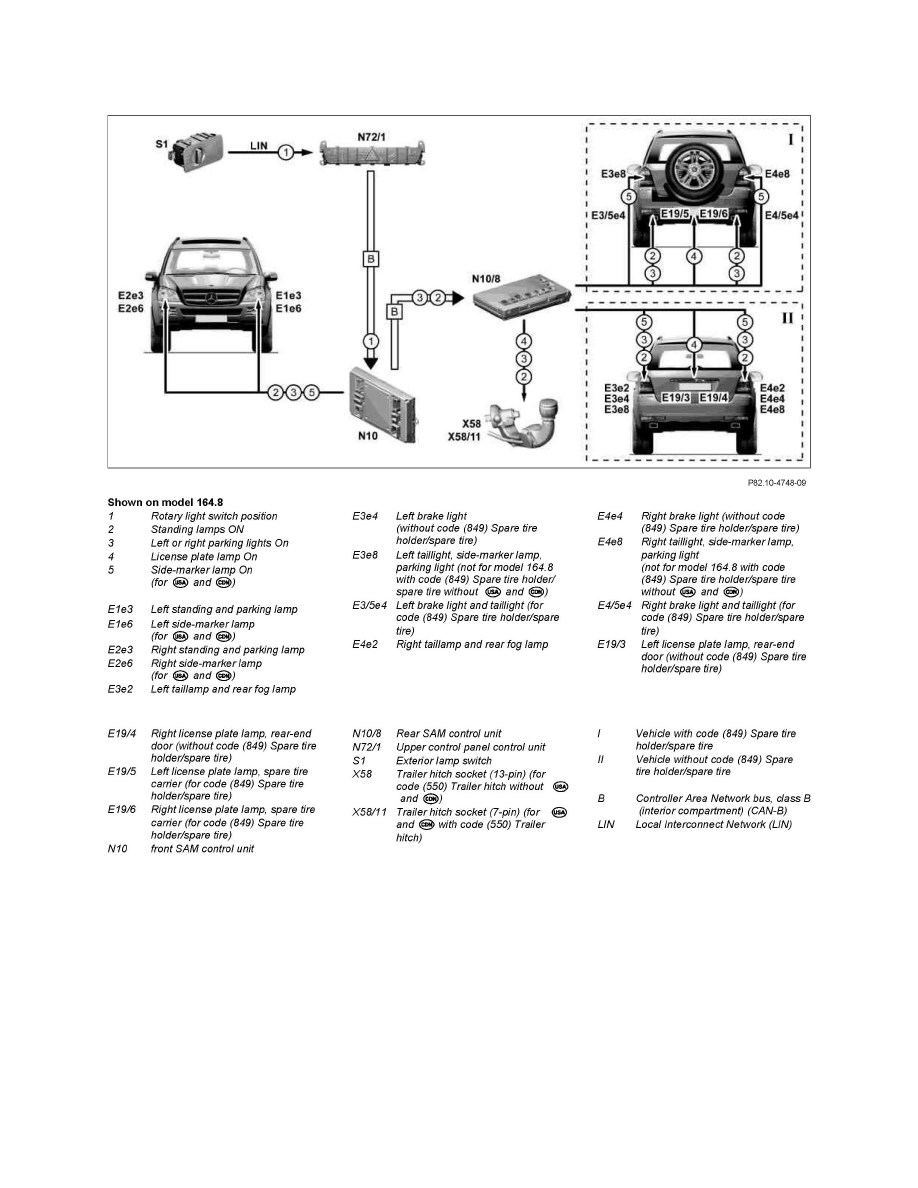 Mercedes Benz Service and Repair Manuals > GL 450 (164.871) V8