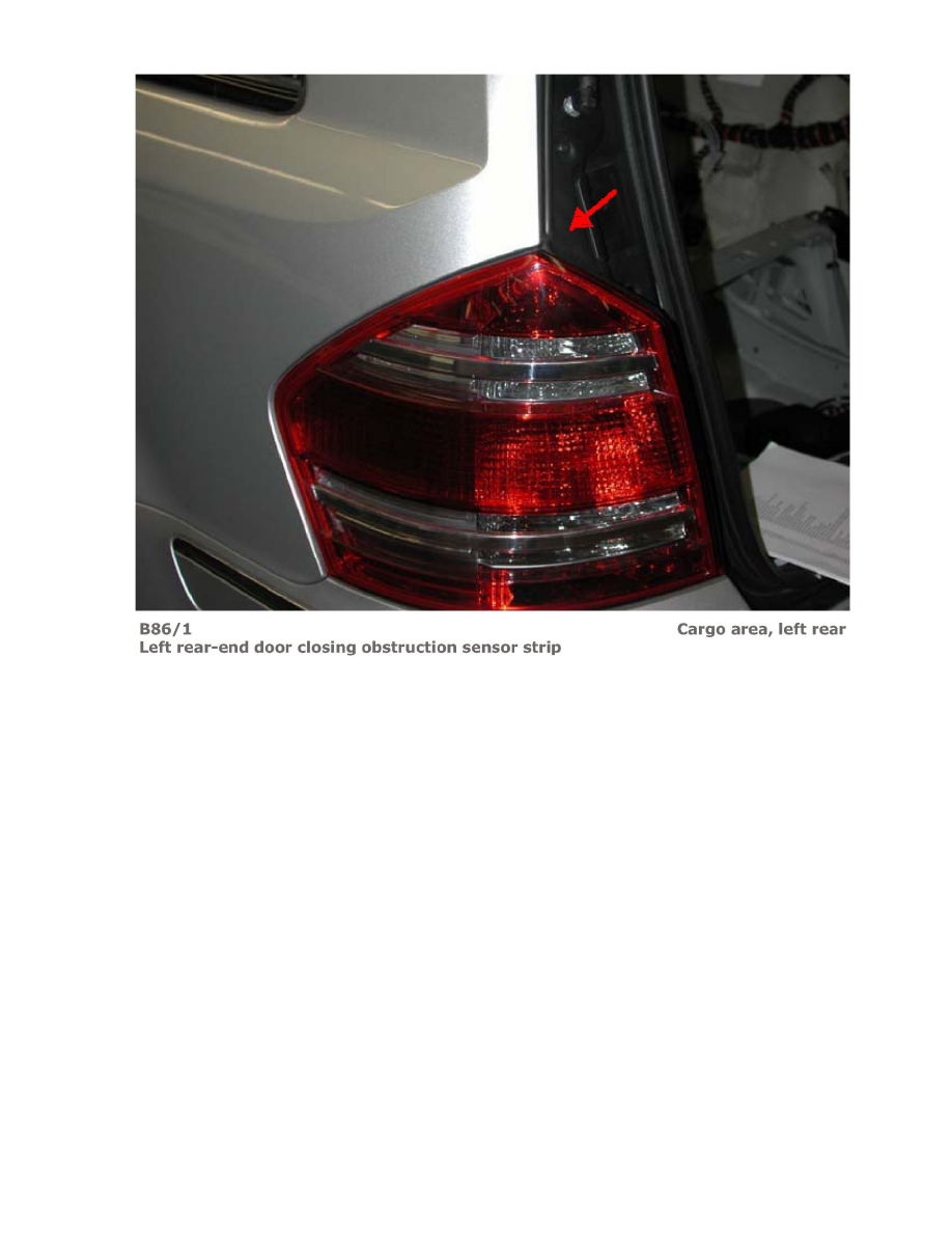 Mercedes Benz Workshop Manuals > Ml 350 4Matic (164.186) V6-3.5L (272.967) (2006) > Body And Frame > Doors, Hood And Trunk > Trunk / Liftgate > Power Trunk / Liftgate Lock Actuator
