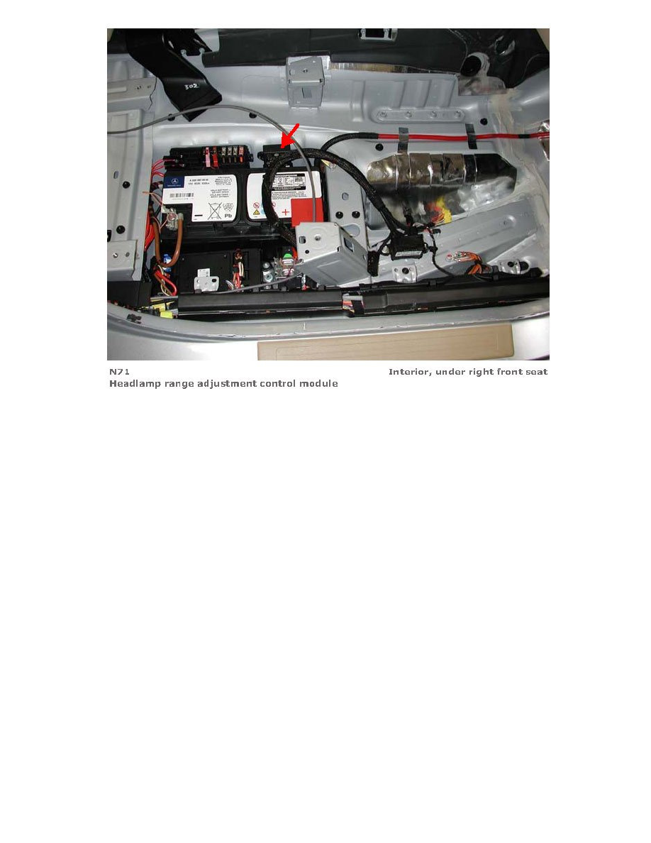 Mercedes Benz Service and Repair Manuals > ML 350 4MATIC (164.186) V63.5L (272.967