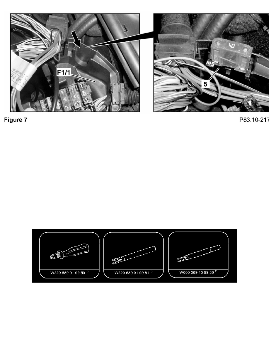 Mercedes-Benz Wiring Harness Recall from workshop-manuals.com