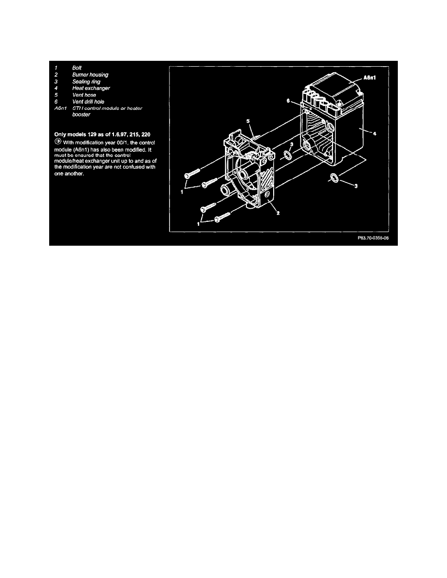Mercedes Benz Manuals > SL 500 (129.068) V85.0L (113.961) (2000) > Relays and Modules