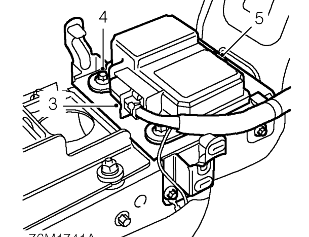 Diagnostic control unit – Remove centre console panel. See BODY, Interior trim components.