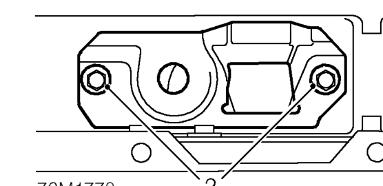 Bonnet lock plate - adjust – Open bonnet.