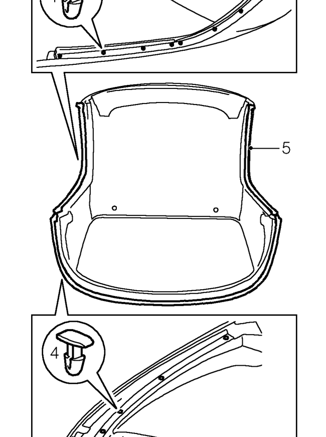 Hard top seal – Release seal from adhesive at header and below backlight.