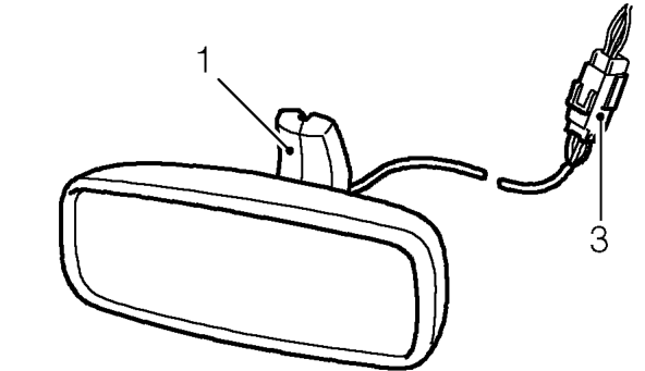 Interior mirror – Service repair no - 76.10.51