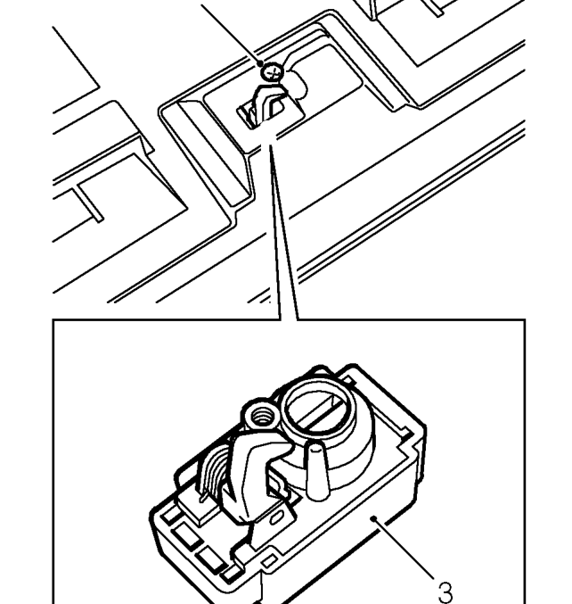Glovebox latch – Open glovebox lid.