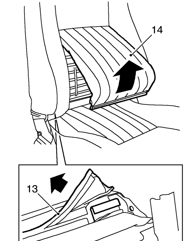 Remove head restraint, guide caps.