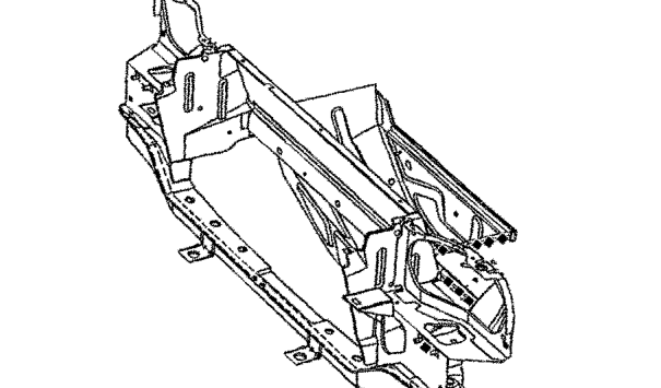 Front panel assembly – Remove both headlamps. See Workshop Manual, Electrical.