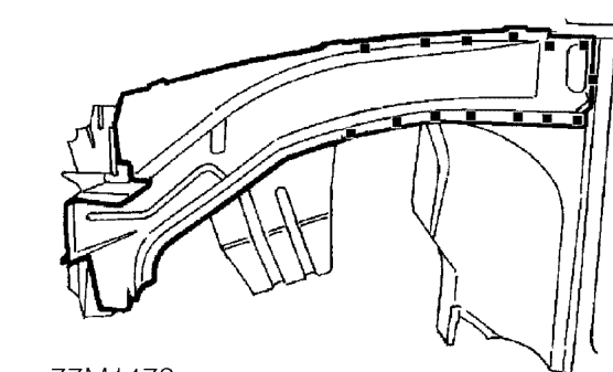 Front valance – Remove door. See BODY, Doors.