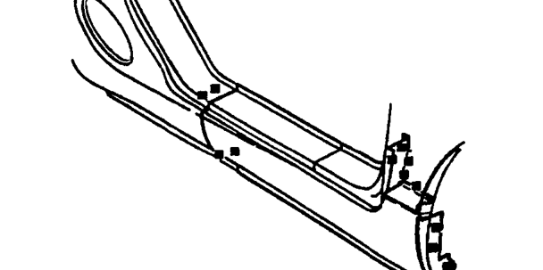 Outer sill – Remove front fender.
