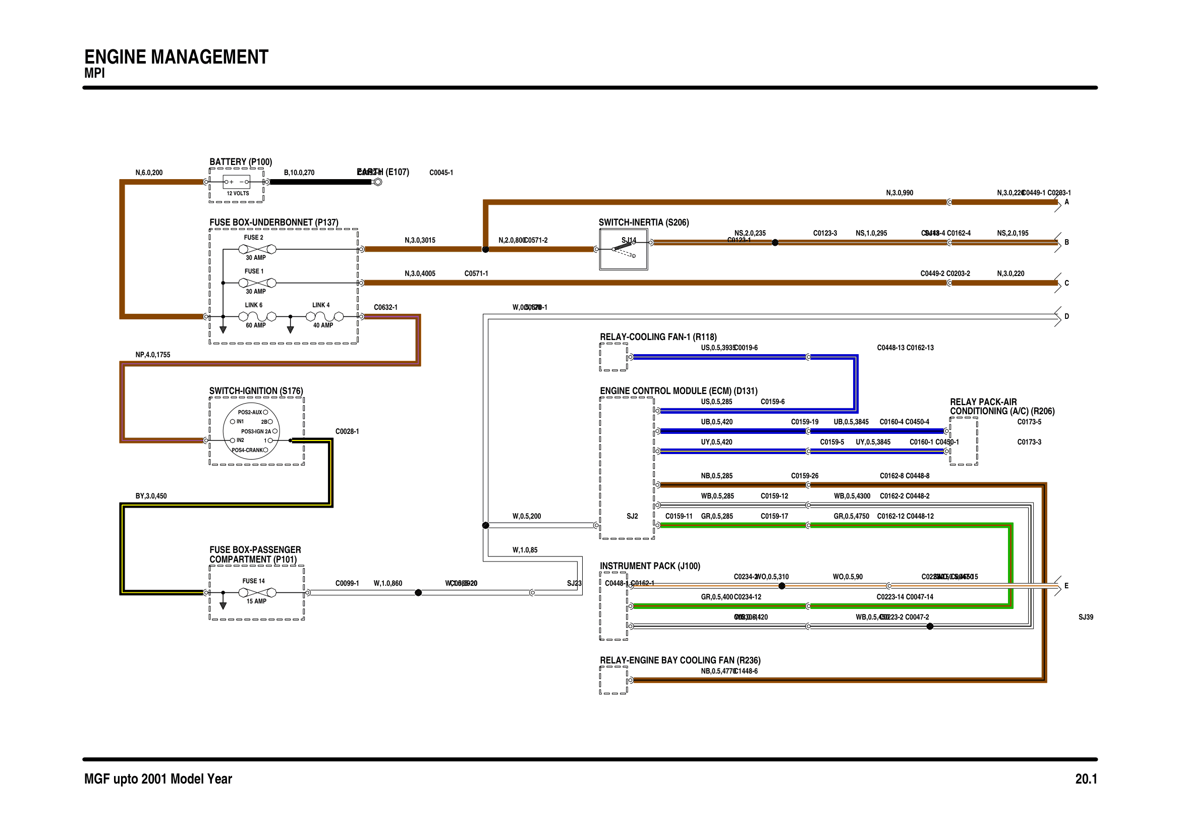 Engine Management Mpi circuit diagram