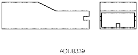 Description: clock - analogue – Location: Beneath front console