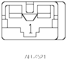 Description: clock - analogue – Location: Beneath front console