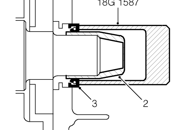 Use lint free cloth to thoroughly clean seal recess in oil pump and running surface on cra
