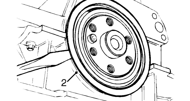 Crankshaft rear oil seal – Remove flywheel. See this section.