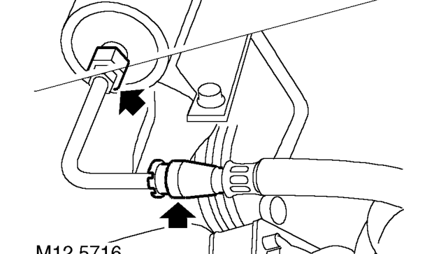 Engine and gearbox assembly - sequential auto (em-cvt) – Release throttle cable from inlet manifold clip and position cable aside.