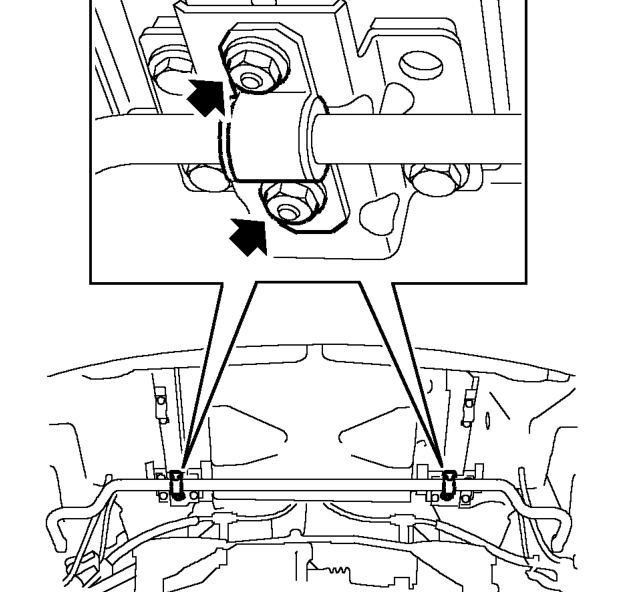Remove tail pipe heat shield. See MANIFOLD &amp; EXHAUST SYSTEMS, Repairs.