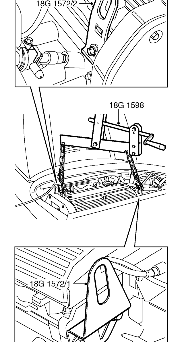 Release front pipe from exhaust manifold and support rubber and remove front pipe. Collect