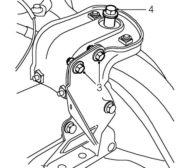 Engine mounting - lh - manual gearbox models – If fitted, remove air intake resonator. See ENGINE MANAGEMENT SYSTEM - MEMS, Repairs.