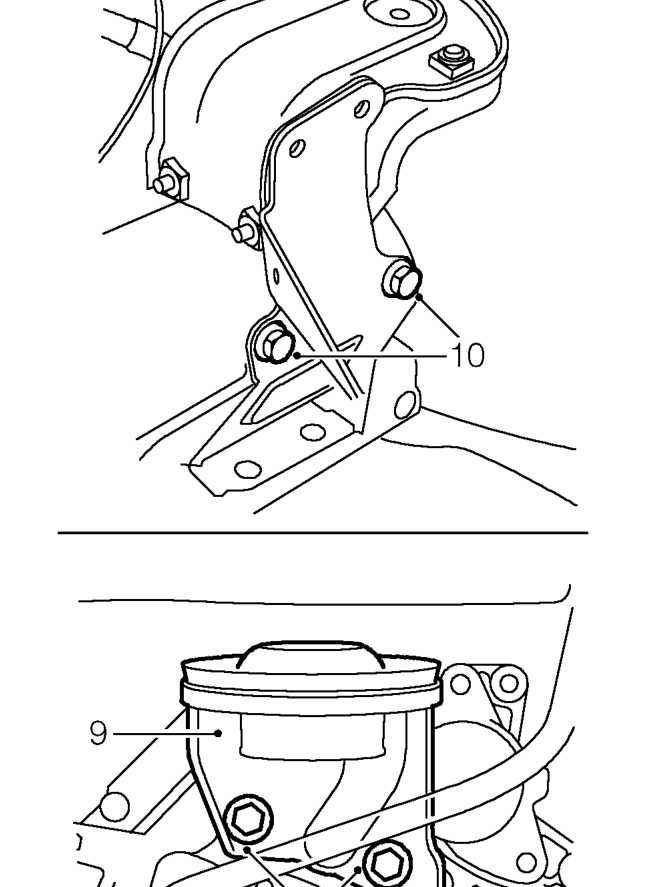 Raise height of engine to remove buttress.